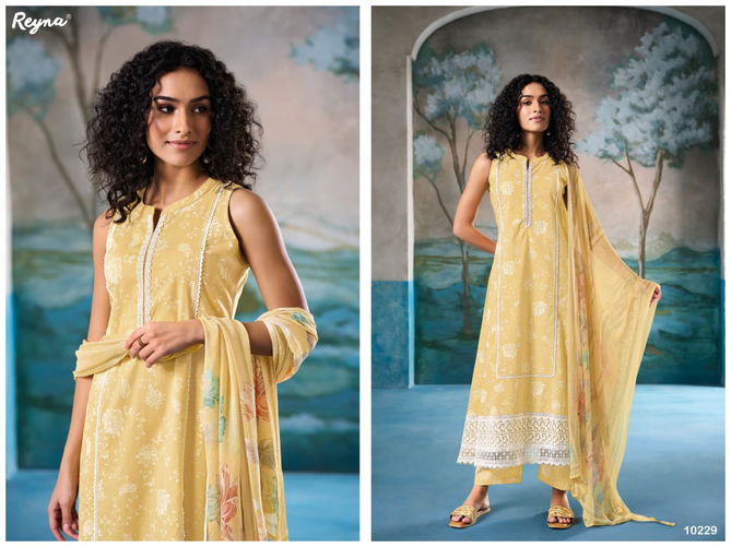 Aadhya 3 By Reyna Cotton Block Printed Dress Material Wholesalers In Delhi